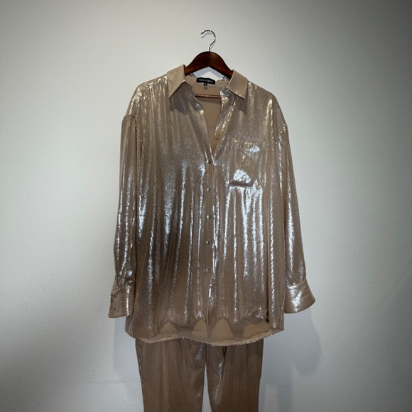 Retrofête JACE SEQUIN TOP Size: M Original Price $395 *Pants Avail Separately* - Picture 11 of 12
